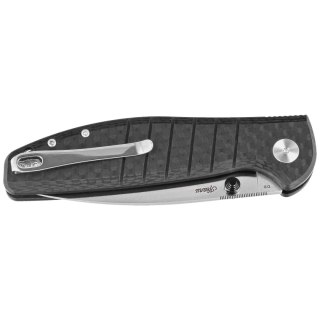 Nóż składany Bestechman Goodboy Black Shredded G10, Stonewashed/Satin D2 by Keanu Alfaro (BMK04K) Bestechman by Bestech Knives