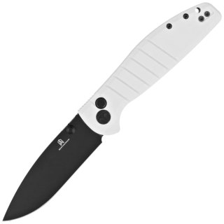 Nóż składany Bestechman Goodboy White G10, Black PVD D2 by Keanu Alfaro (BMK04J) Bestechman by Bestech Knives