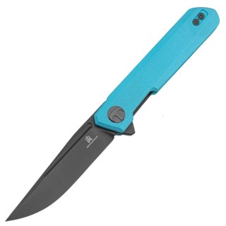 Nóż składany Bestechman Mini Light Blue G10, Grey PVD D2 by Ostap Hel (BMK03L) Bestechman by Bestech Knives