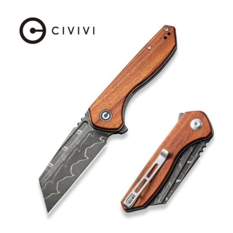 Nóż składany Civivi ExOne Guibourtia Wood, Damascus by Brian Brown (C23036-DS1) Civivi by WE Knife