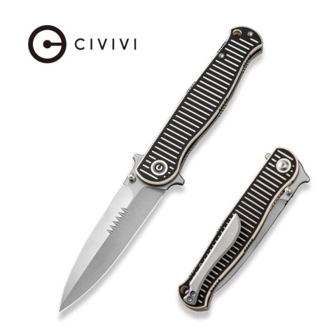 Nóż składany Civivi RS71 Ivory/Black G10, Satin Nitro-V by Robert Saniscalchi (C23025-1) Civivi by WE Knife