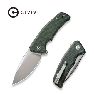 Nóż składany Civivi Regulatron Green Canvas Micarta, Satin Nitro-V (C23006-2) Civivi by WE Knife