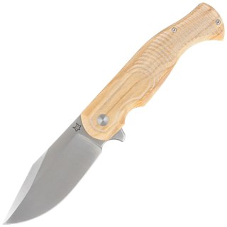 Nóż składany Fox Eastwood Tiger Olive Wood, Satin CPM S90V by Gudy Van Poppel (FX-524 OL) FOX