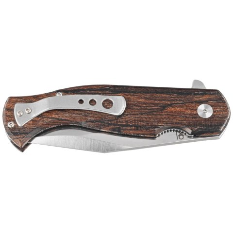 Nóż składany Fox Eastwood Tiger Ziricote Wood, Satin CPM S90V by Gudy Van Poppel (FX-524 ZW) FOX