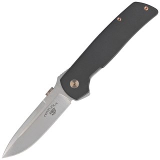 Nóż składany Fox Original Gangster Black Micarta, Satin MagnaCut by Bob Terzuola (FX-ATC-OG01 LMB) FOX