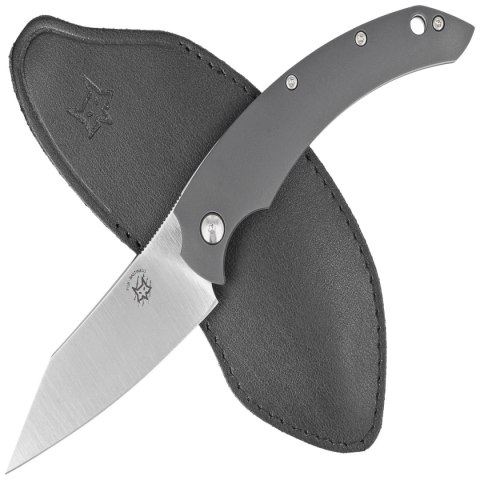 Nóż składany Fox Slim Dragontac ''Piemontes'' Gray FRN, Satin N690 by Bastinelli (FX-518 GR) FOX