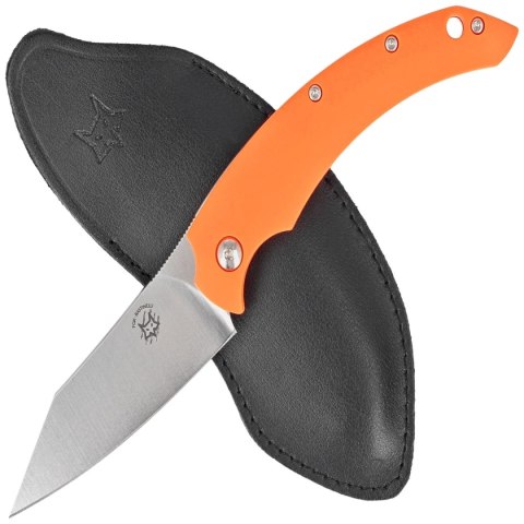 Nóż składany Fox Slim Dragontac ''Piemontes'' Orange FRN, Satin N690 by Bastinelli (FX-518 O) FOX