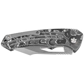 Nóż składany Heretic Pariah Manual White Camo Carbon Fiber, Stonewashed MagnaCut by Tony Marfione Jr. Heretic Knives
