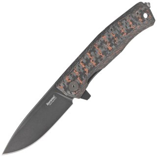 Nóż składany LionSteel Myto Snake Skin Fat Carbon, Old Black MagnaCut by Molletta (MT01 MC SS) LionSteel