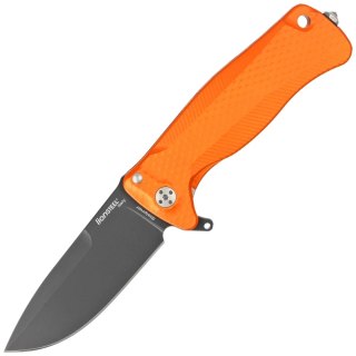 Nóż składany LionSteel SR22A Orange Aluminum, Black Sleipner by Molletta (SR22A OB) LionSteel