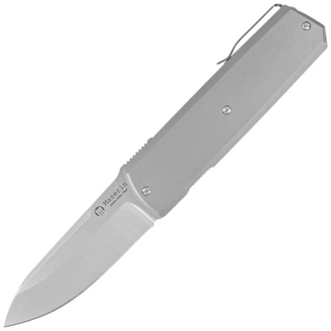 Nóż składany Maserin 410 Silver Grey Titanium, Satin Elmax by Bruno Bruna (410/T) Maserin s.n.c.