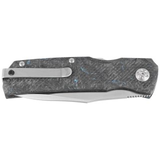 Nóż składany Maserin 502 Power Black/Blue FatCarbon, Satin N690 by Sergio Consoli (502/B) Maserin s.n.c.