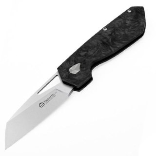 Nóż składany Maserin W2 Black/Silver FatCarbon, Satin M390 by Attilio Morotti (371/N) Maserin s.n.c.