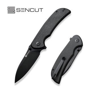 Nóż składany Sencut Borzam Black Canvas Micarta, Black 9Cr18MoV (S23077-3) Sencut by We Knife
