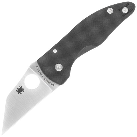 Nóż składany Spyderco MicroJimbo Black G10, Satin CPM S30V Plain by Michael Janich (C264GP) Spyderco Inc.