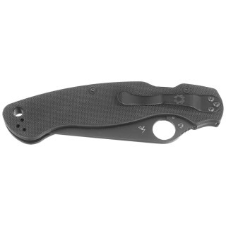 Nóż składany Spyderco Military 2 Black G10, Black DLC CPM S30V by Sal, Eric Glesser (C36GPBK2) Spyderco Inc.
