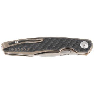 Nóż składany Viper Belone Bronze Titanium/Carbon Fiber, Satin M390 by Jesper Voxnæs (V5970BRFC) Viper by Tecnocut