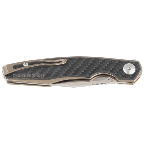 Nóż składany Viper Belone Bronze Titanium/Carbon Fiber, Satin M390 by Jesper Voxnæs (V5970BRFC) Viper by Tecnocut