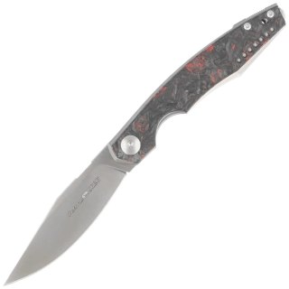 Nóż składany Viper Belone Titanium/Dark Matter Red Fat Carbon, Satin M390 by Jesper Voxnæs (V5970TIFCR) Viper by Tecnocut