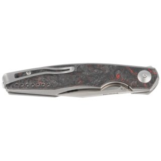 Nóż składany Viper Belone Titanium/Dark Matter Red Fat Carbon, Satin M390 by Jesper Voxnæs (V5970TIFCR) Viper by Tecnocut