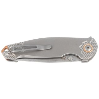 Nóż składany Viper Katla Grey Titanium 3D, Stonewashed M390 by Jesper Voxnæs (V5982TI3D) Viper by Tecnocut