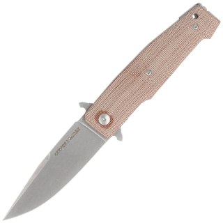 Nóż składany Viper Keeper 2 Natural Canvas Micarta, Stonewashed Elmax by Fabrizio Silvestrelli (V6000CN) Viper by Tecnocut