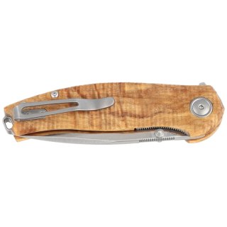 Nóż składany Viper Vale Flammed Poplar Wood, Satin MagnaCut by Jesper Voxnæs (V6004PI) Viper by Tecnocut
