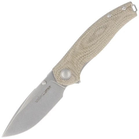 Nóż składany Viper Vale Green Canvas Micarta, Stonewashed MagnaCut by Jesper Voxnæs (V6006CV) Viper by Tecnocut