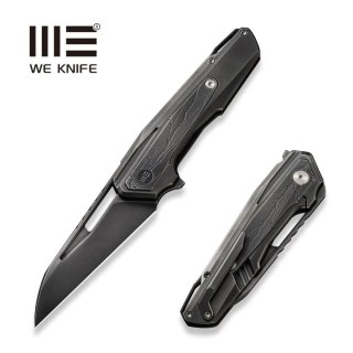 Nóż składany WE Knife Falcaria Polished Gray Titanium, Polished Gray CPM 20CV by Maciej Torbé (WE23012B-4) WE Knife