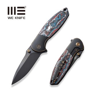 Nóż składany WE Knife Nitro OG Black Titanium/Nebula Fat Carbon, Black Stonewashed CPM 20CV by Peter Carey (WE23035-4) WE Knife