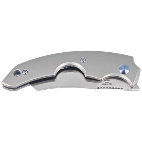 Nóż składany i do cygar Fox Virtus Gray Titanium, Satin Becut (FX-541 TI) FOX