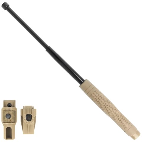 Pałka teleskopowa hartowana ESP Ergonomic 18'' Khaki (ExB-18HE-KH-BK BH-54) ESP - Euro Security Products