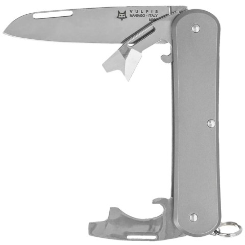 Scyzoryk Fox Vulpis 3 Sandblasted Titanium, Polished M390 (FX-VP130-3 TI) FOX