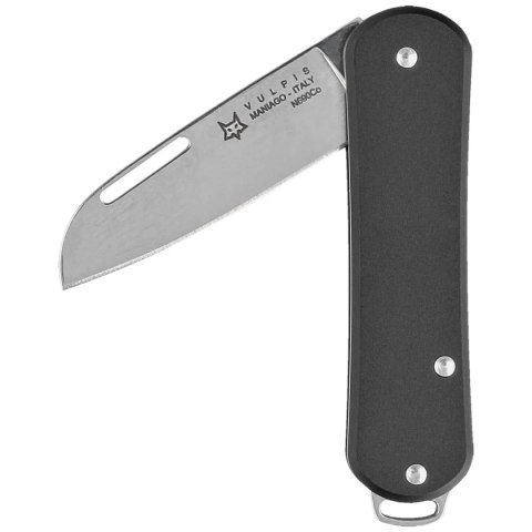 Scyzoryk Fox Vulpis Black Aluminium, Polished N690Co (FX-VP108 BK) FOX