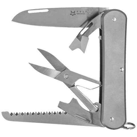 Scyzoryk Fox Vulpis SF5 Sandblasted Titanium, Polished M390 (FX-VP130-SF5 TI) FOX