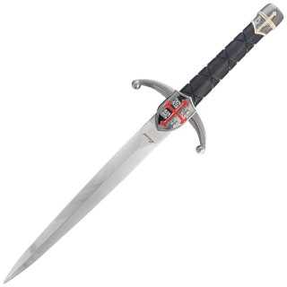 Sztylet Decor Habitat Templar Dagger Black ABS, Satin Stainless Steel (16759-1) Decor Habitat