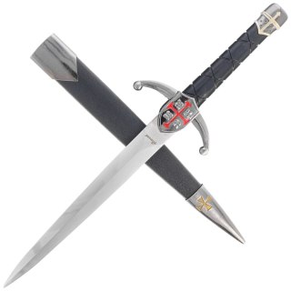 Sztylet Decor Habitat Templar Dagger Black ABS, Satin Stainless Steel (16759-1) Decor Habitat