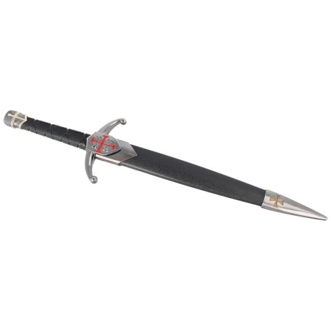 Sztylet Decor Habitat Templar Dagger Black ABS, Satin Stainless Steel (16759-1) Decor Habitat