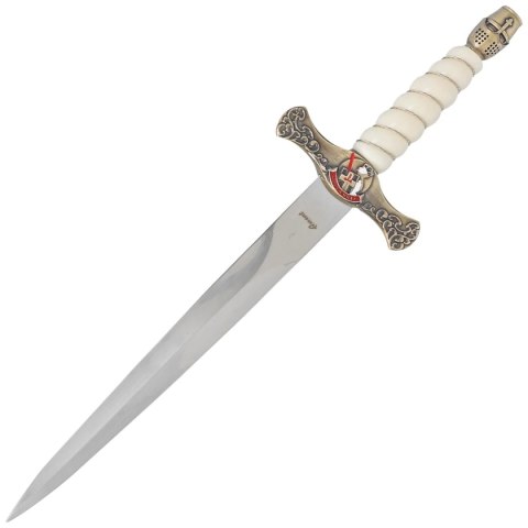 Sztylet templariuszy Decor Habitat Templar Dagger White ABS, Satin (S0296) Decor Habitat