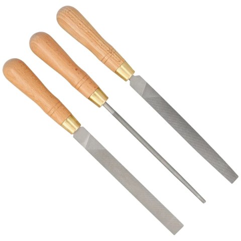 Zestaw pilników do metalu Mikov Narex Profi 3 szt. 200 mm (854302) Narex