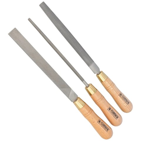 Zestaw pilników do metalu Mikov Narex Profi 3 szt. 200 mm (854302) Narex