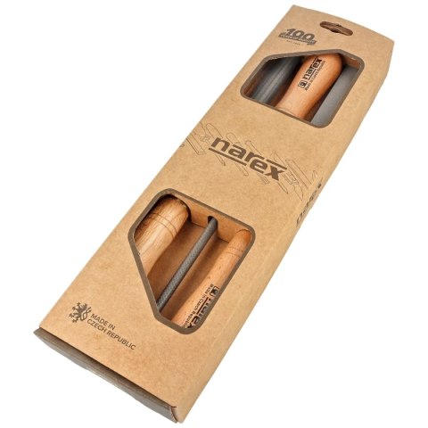 Zestaw pilników do metalu Mikov Narex Profi 3 szt. 200 mm (854302) Narex