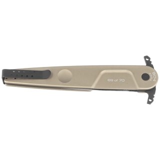 Nóż Extrema Ratio BD4 Adra Contractor LE No 69/70 Tactical Mud Aluminium, Black N690 (04.1000.0498/TM) Extrema Ratio