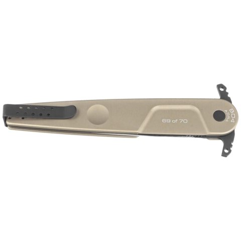 Nóż Extrema Ratio BD4 Adra Contractor LE No 69/70 Tactical Mud Aluminium, Black N690 (04.1000.0498/TM) Extrema Ratio