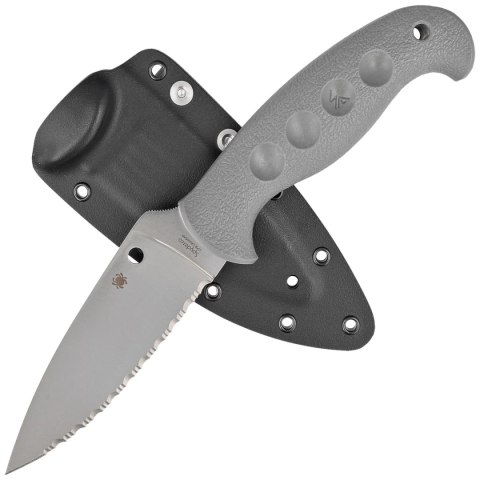 Nóż Spyderco Temperance Sprint Run Gray FRN, Satin SpyderEdge CPM Cru-Wear by Sal Glesser (FB05SGY) Spyderco Inc.
