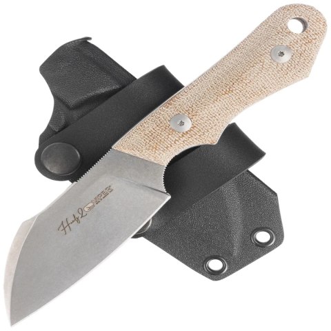 Nóż Viper Handy 2 Natural Canvas Micarta, Stonewashed M390 by Fabrizio Silvestrelli (VT 4050 CN) Viper by Tecnocut