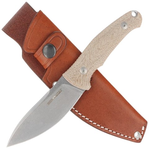Nóż Viper Nordlys Natural Micarta Canvas, Stonewashed N690 by Jens Ansø (VT4044CN) Viper by Tecnocut