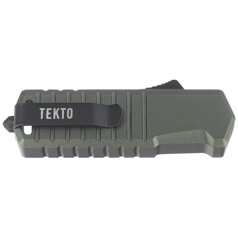 Nóż automatyczny OTF Tekto A2 Badger Mini T/E OD Green Aluminium, Black D2 Tekto Knives