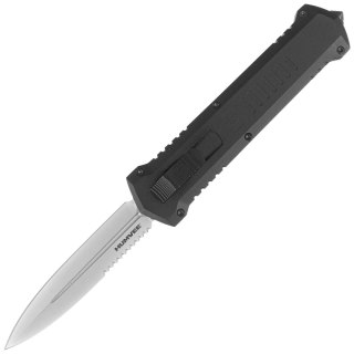 Nóż automatyczny OTF Tekto A4 Humvee D/E Black Aluminium, Satin P/S D2 Tekto Knives