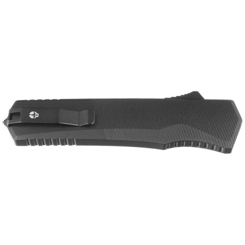 Nóż automatyczny OTF Tekto A5 Spry D/E Black Aluminium, Black P/S CPM S35VN Tekto Knives